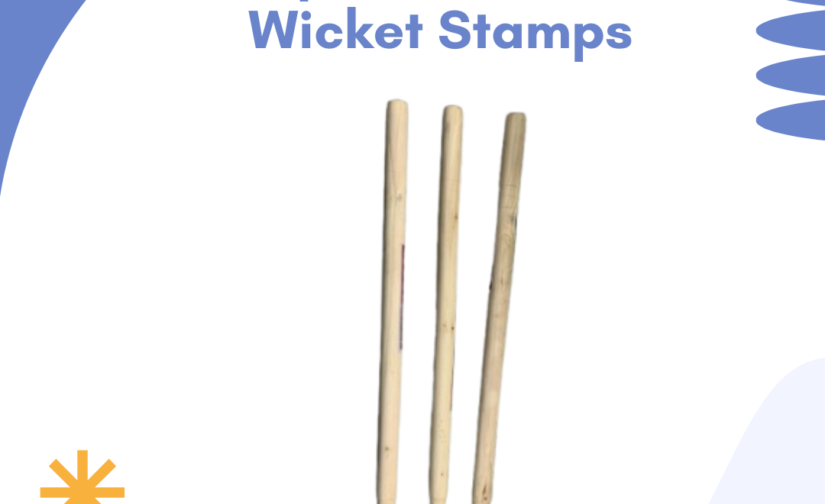 3 Tape Ball Wooden Wicket Stumps – Premium Quality Wooden Cricket Stumps for Tape Ball Games
