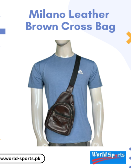 Milano Leather Brown Cross Bag – Stylish & Durable Genuine Leather Shoulder Bag for Everyday Use