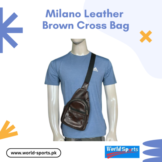 Milano Leather Brown Cross Bag – Stylish & Durable Genuine Leather Shoulder Bag for Everyday Use