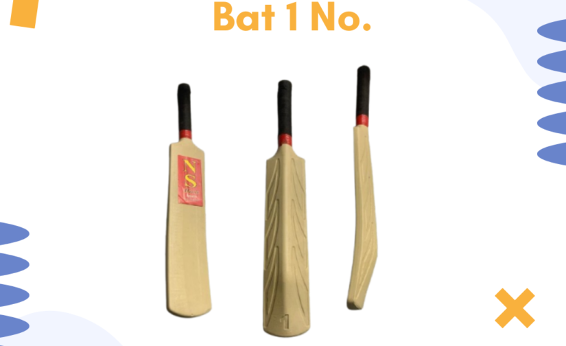 NS Plastic Bat 1 No – Lightweight & Durable Cricket Bat for Kids & Beginners