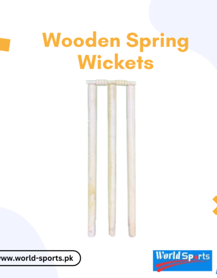 Wooden Spring Wickets – Durable Cricket Stumps with Spring Mechanism for Easy Reset